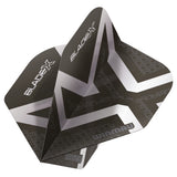 Winmau Blade X Prism Delta Metallic Black & Silver Dart Flights