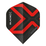 Winmau Blade X Prism Delta Metallic Black & Red Dart Flights