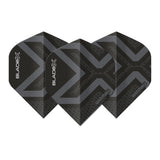 Winmau Blade X Prism Delta Metallic Black Dart Flights