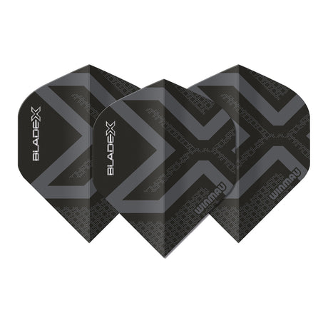 Winmau Blade X Prism Delta Metallic Black Dart Flights