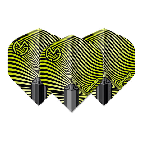 Winmau Prism Delta MvG Green & Black No2 Dart Flights