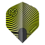 Winmau Prism Delta MvG Green & Black No2 Dart Flights
