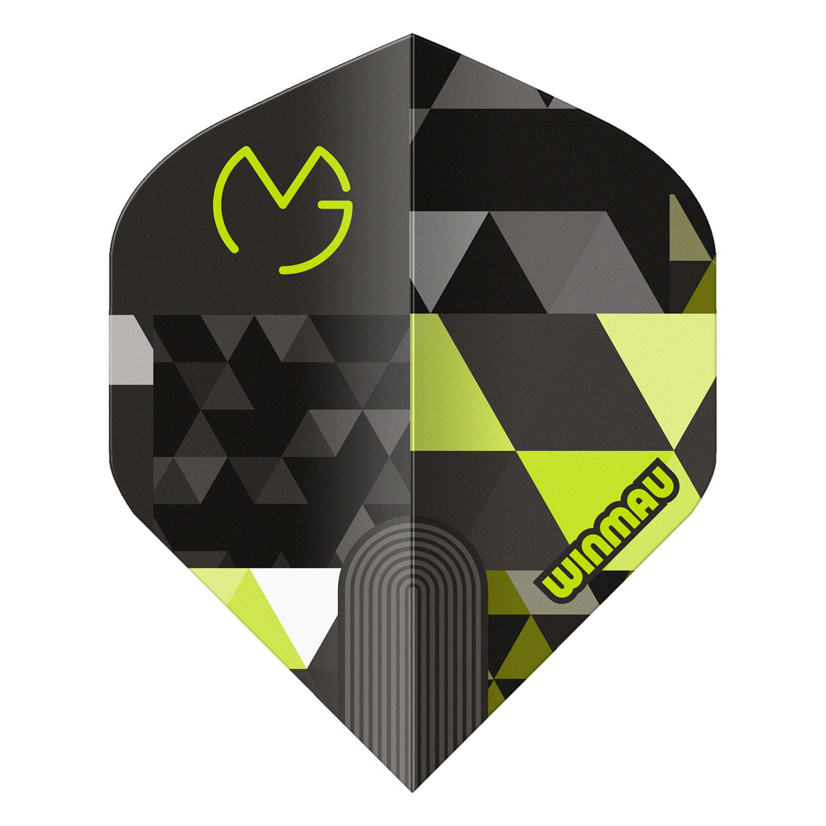 Winmau Prism Delta MvG Logo Green No2 Dart Flights