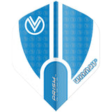 Winmau Prism Alpha Vincent van Der Voort Dart Flights 166 100 micron Standard Blue White