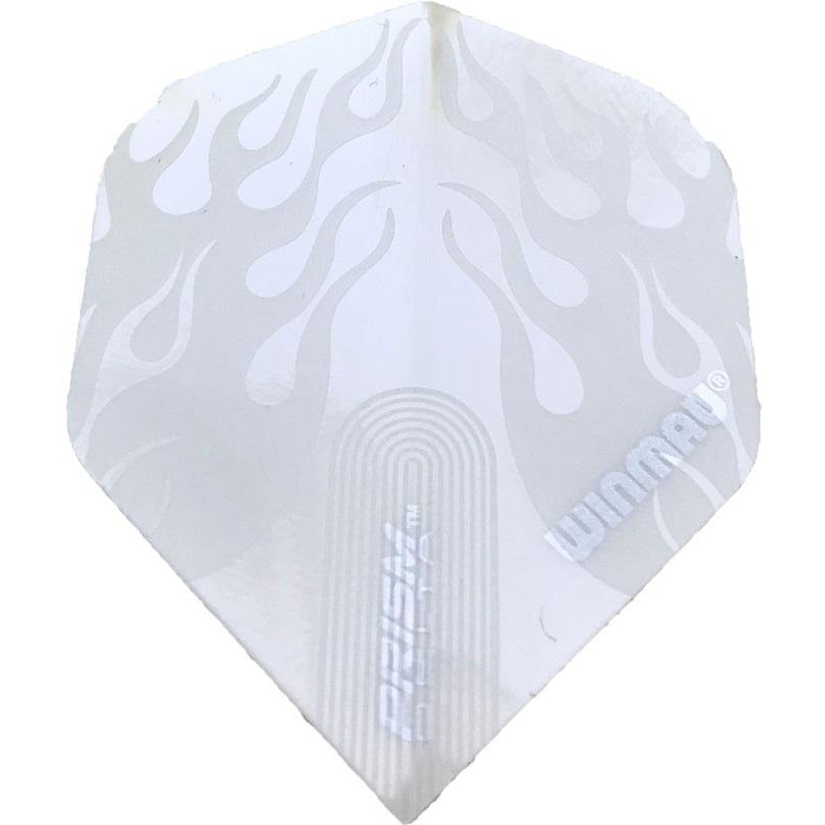 Winmau Prism Delta White Flames Dart Flights Standard