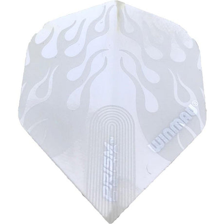 Winmau Prism Delta White Flames Dart Flights Standard