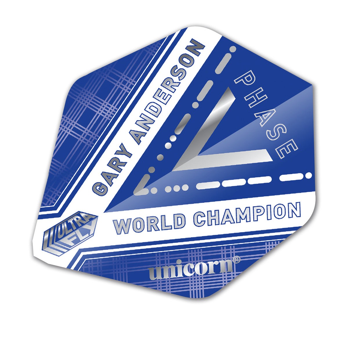 Ultrafly 75 Micron AR2 Shape Gary Anderson Phase 5 Dart Flights by Unicorn