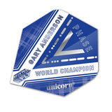 Ultrafly 100 Micron Standard Shape Gary Anderson Phase 5 Dart Flights by Unicorn