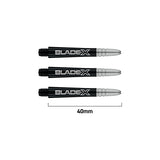 Winmau Vecta Blade X Black & Silver Dart Stems / Shafts