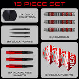 Harrows Damon Heta Series 3 90% Tungsten QP Steel Tip Darts