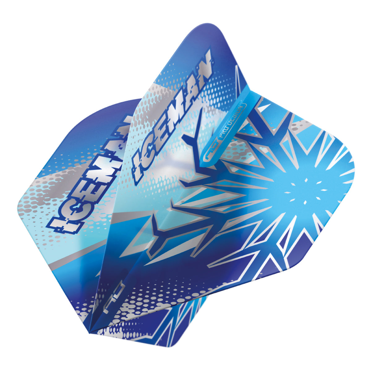 Gerwyn Price Blue Flake Hardcore Premium No2 Dart Flights by Red
