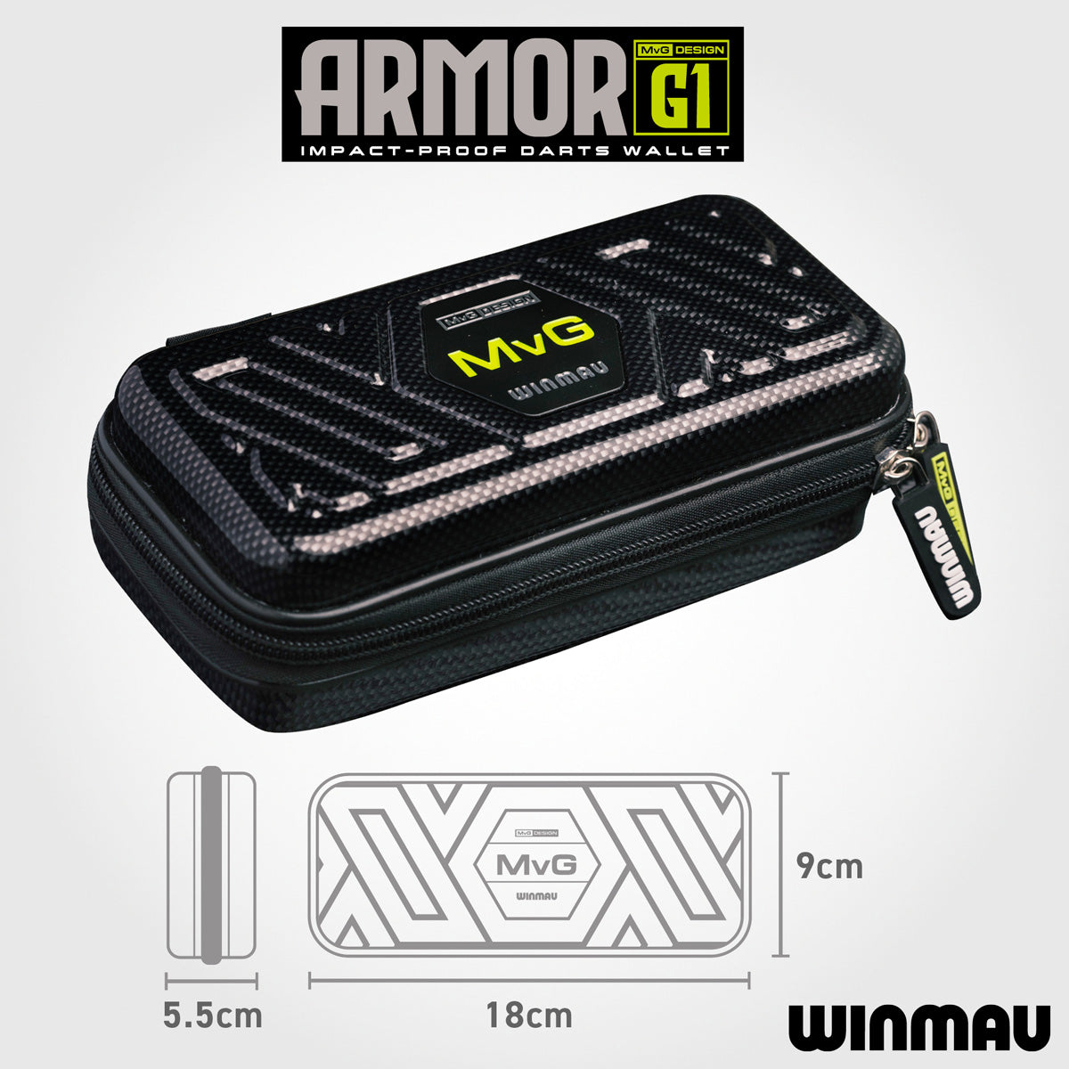 Winmau Armor MvG Design G1 Dart Case