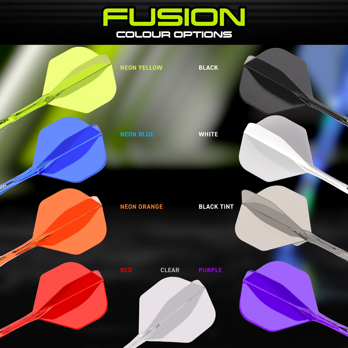 Fusion Integrated Flight & Shaft Clear No2 by Winmau