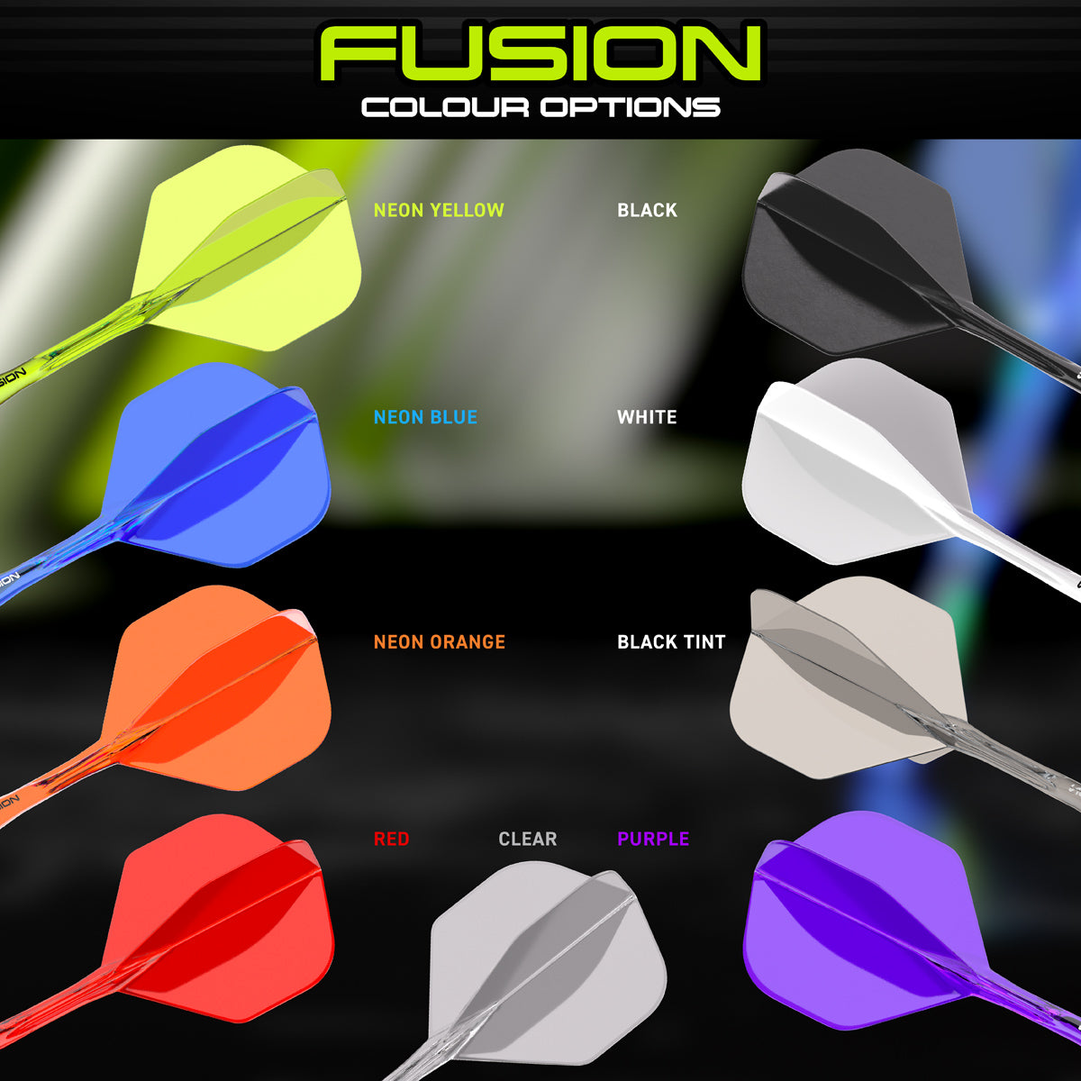 Fusion Integrated Flight & Shaft Red No2 by Winmau
