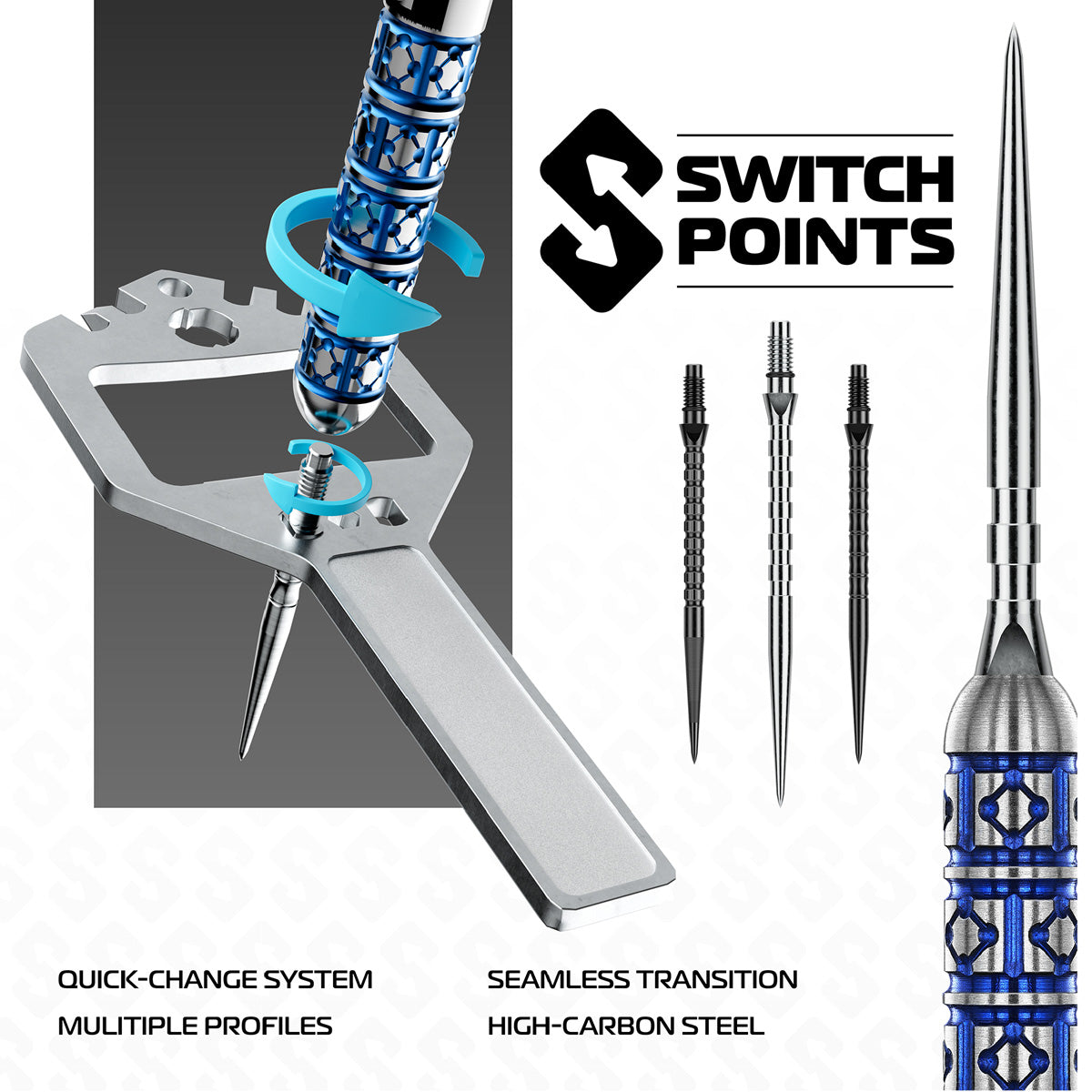 Winmau Switch Point Multi-function Tool
