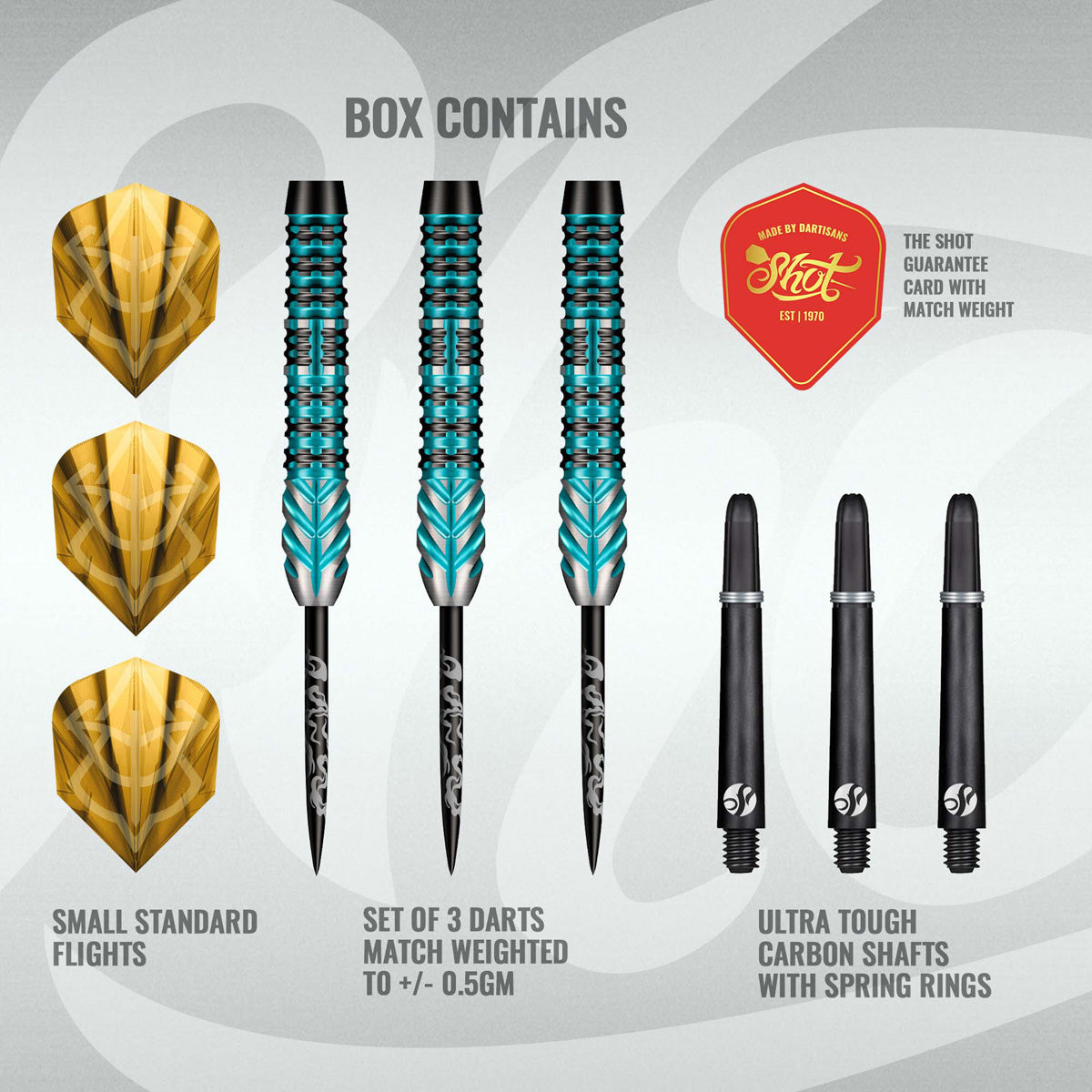 Shot Alchemy Volta 90% Tungsten Steel Tip Darts