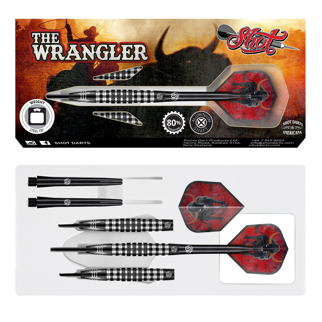 Americana The Wrangler 80% Tungsten Steel Tip Darts by Shot