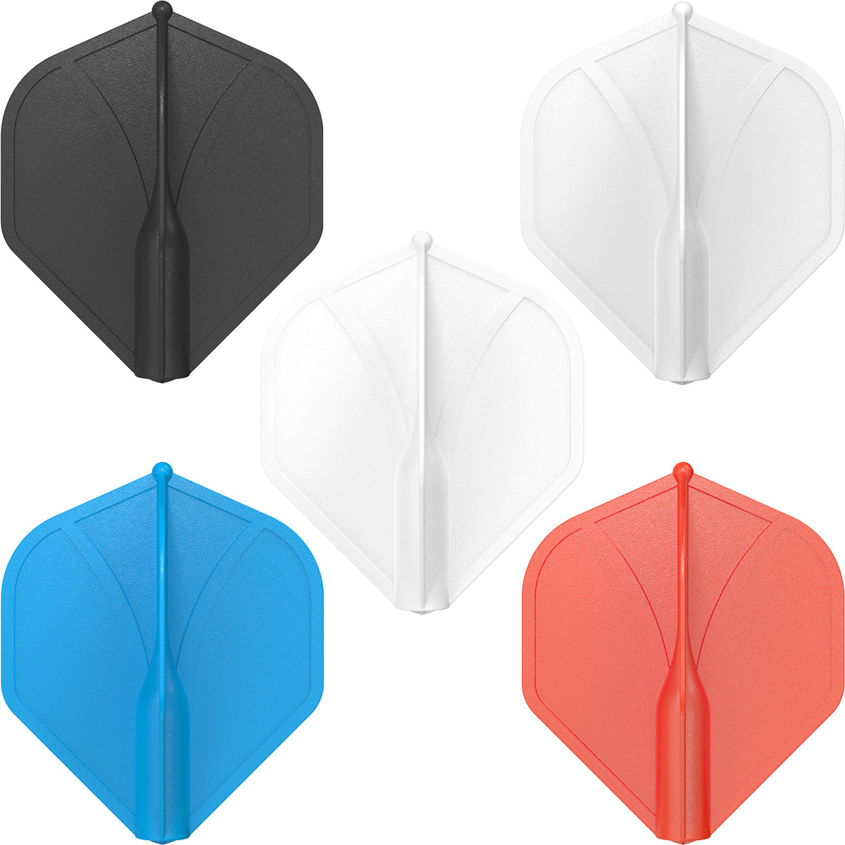 Airfoil Molded Dart Flights by Shot