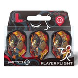 L-Style Alexander Merkx PRO Dart Flights Black L3 Shape