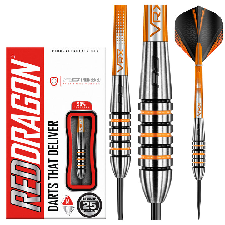 Amberjack 15 90% Tungsten Steel Tip Darts by Red Dragon