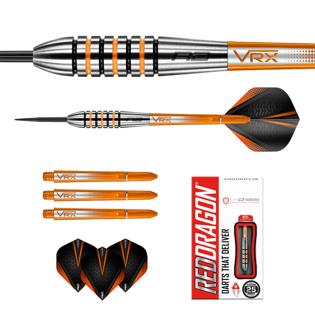 Amberjack 15 90% Tungsten Steel Tip Darts by Red Dragon