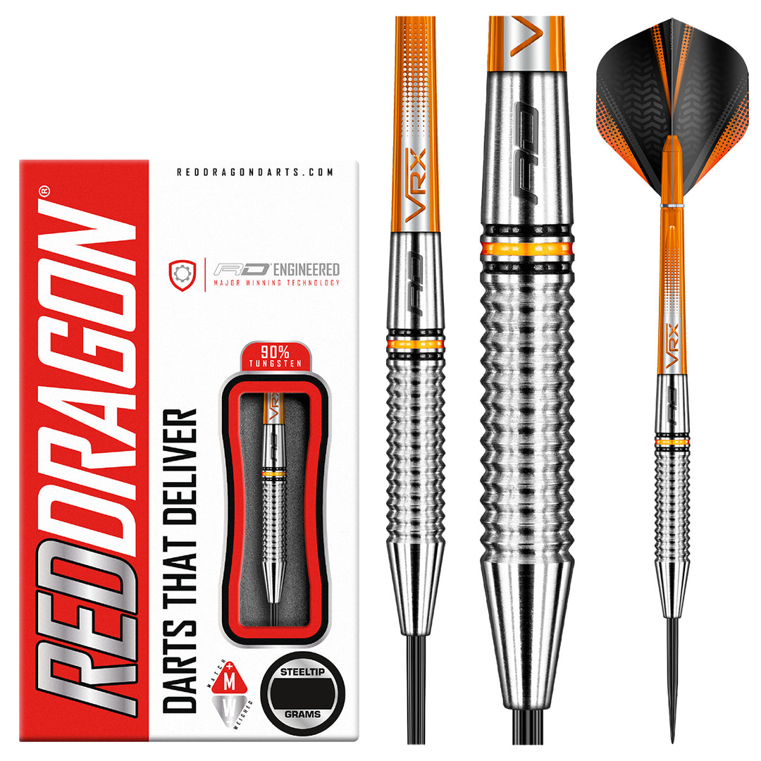 Amberjack 17 90% Tungsten Steel Tip Darts by Red Dragon