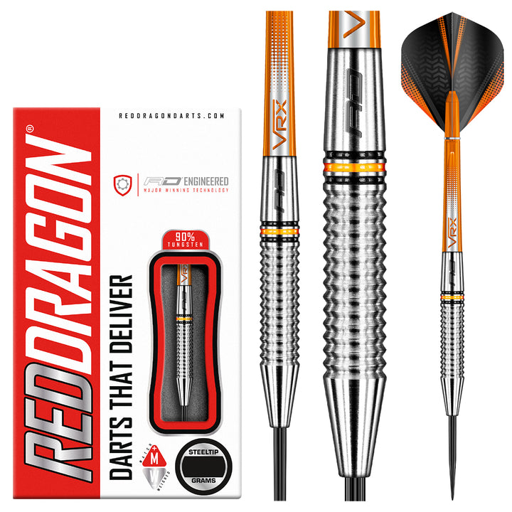 Amberjack 17 90% Tungsten Steel Tip Darts by Red Dragon