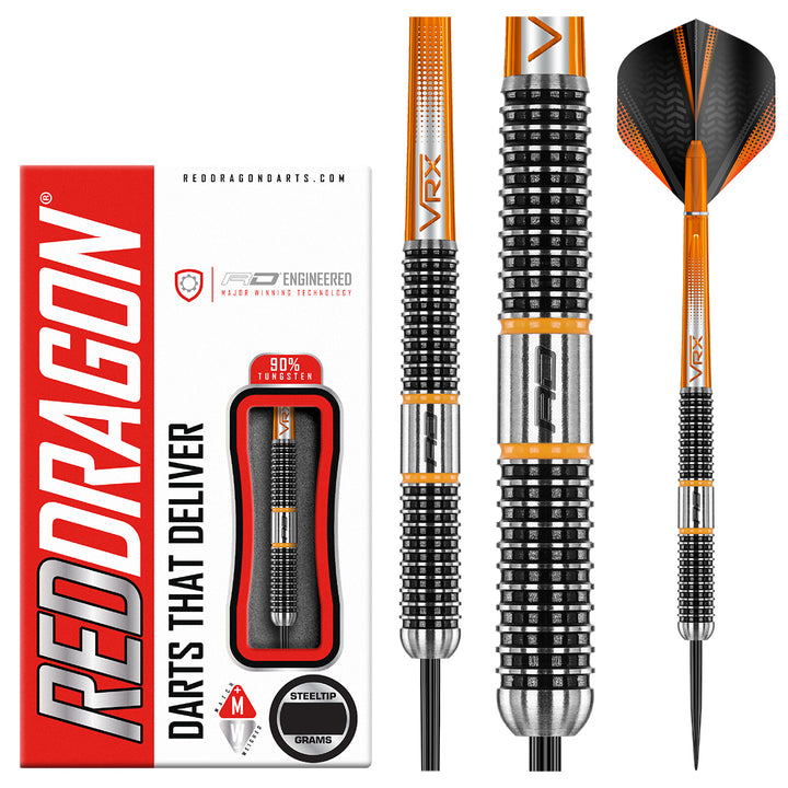 Amberjack 18 90% Tungsten Steel Tip Darts by Red Dragon
