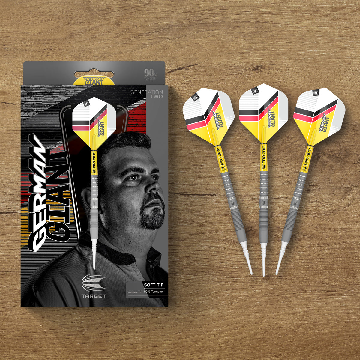 Gabriel Clemens G2 90% Tungsten Soft Tip Darts by Target – Double