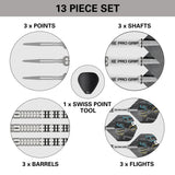 Chris Dobey G1 90% Tungsten Steel Tip Darts by Target