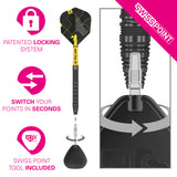 Bolide Void 01 90% Tungsten SP Steel Tip Darts by Target