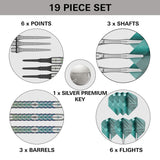 Rove 10 90% Tungsten Soft Tip Darts by Target