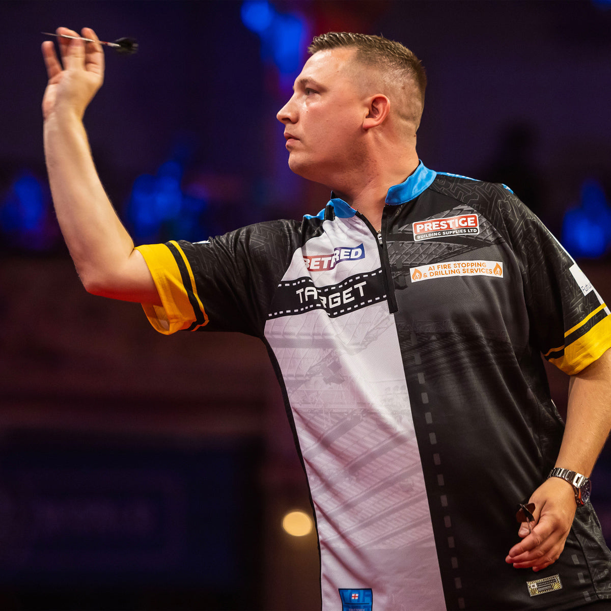 Chris Dobey 2025 Playing Shirt by Target Double Top Darts