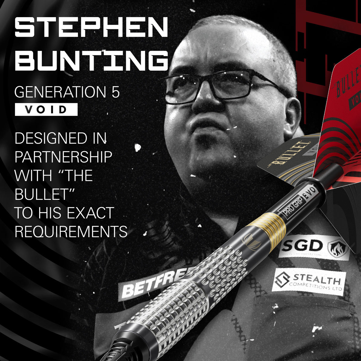 Target Stephen Bunting G5 Void 95% Tungsten Soft Tip Darts