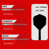 Target K-Shift Clear No6 Integrated Flights & Shafts