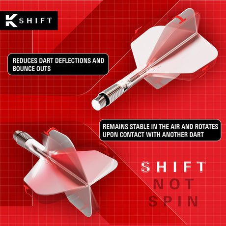 Target K-Shift White No2 Integrated Flights & Shafts