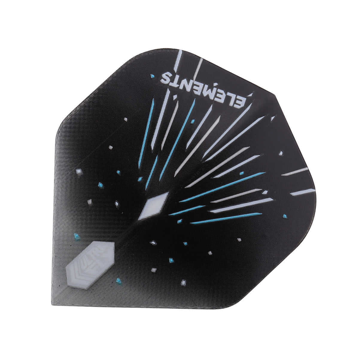 Unicorn Ultrafly Dart Flights Big Wing Elements Icestorm Black