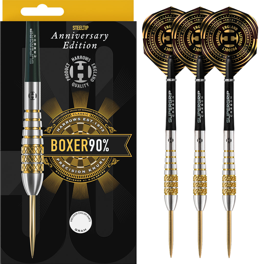 Boxer Bomb 90% Tungsten Steel Tip Darts by Harrows