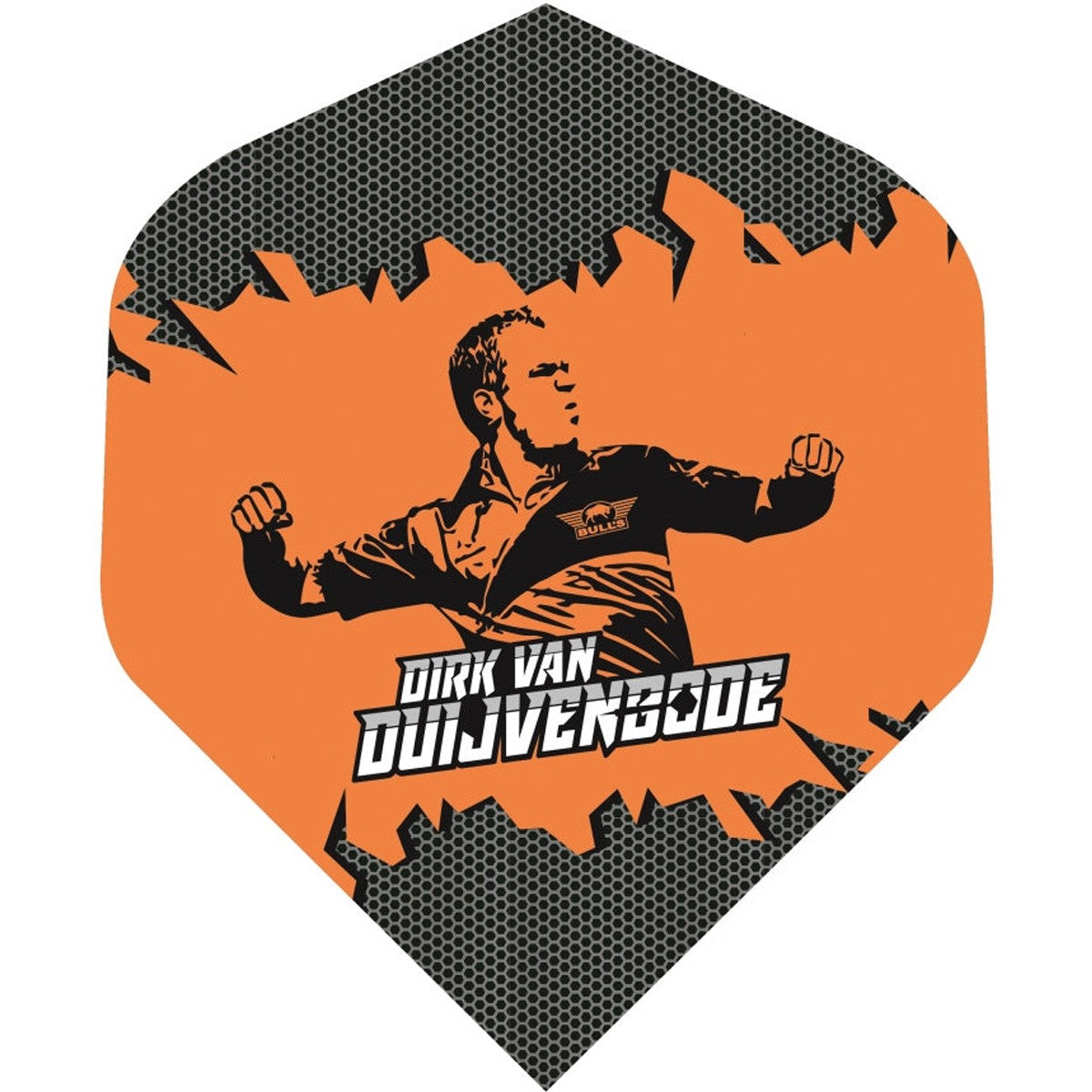 Dirk van Duijvenbode Powerflite Standard Shape Dart Flights - Standard Edition