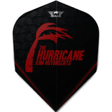 Kim Huybrechts Powerflite Standard Shape Dart Flights - Black Titanium