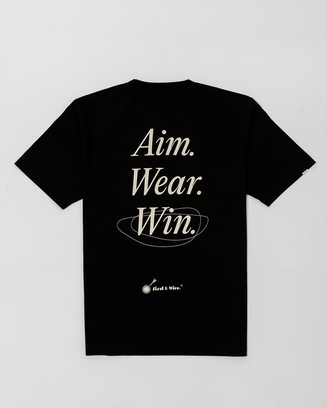 Sisal & Wire. Black Slogan T-Shirt