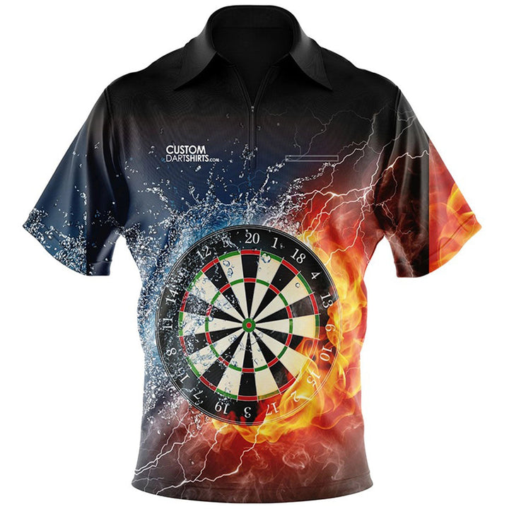 Kids Fire and Water Custom Dart Shirt