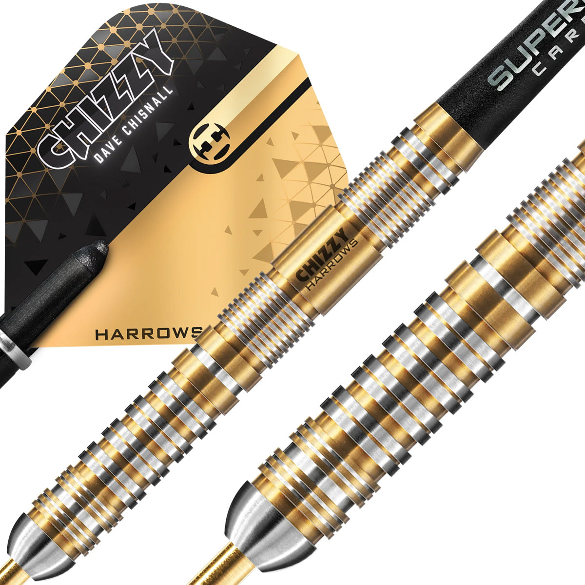 Dave Chisnall Chizzy Series 2 90% Tungsten Steel Tip Darts by Harrows – Double Top Darts Dave Chisnall Chizzy Series 2 90% Tungsten Steel Tip Darts by Harrows – Double Top Darts