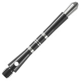 Harrows Colette Dart Stems Shafts Black main product image showing the stems, packaging, and included contents