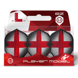 L-Style David Evans V2 EZ Dart Flights Black L1 Standard