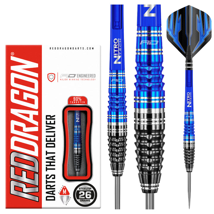 Delta 2 90% Tungsten Steel Tip Darts by Red Dragon