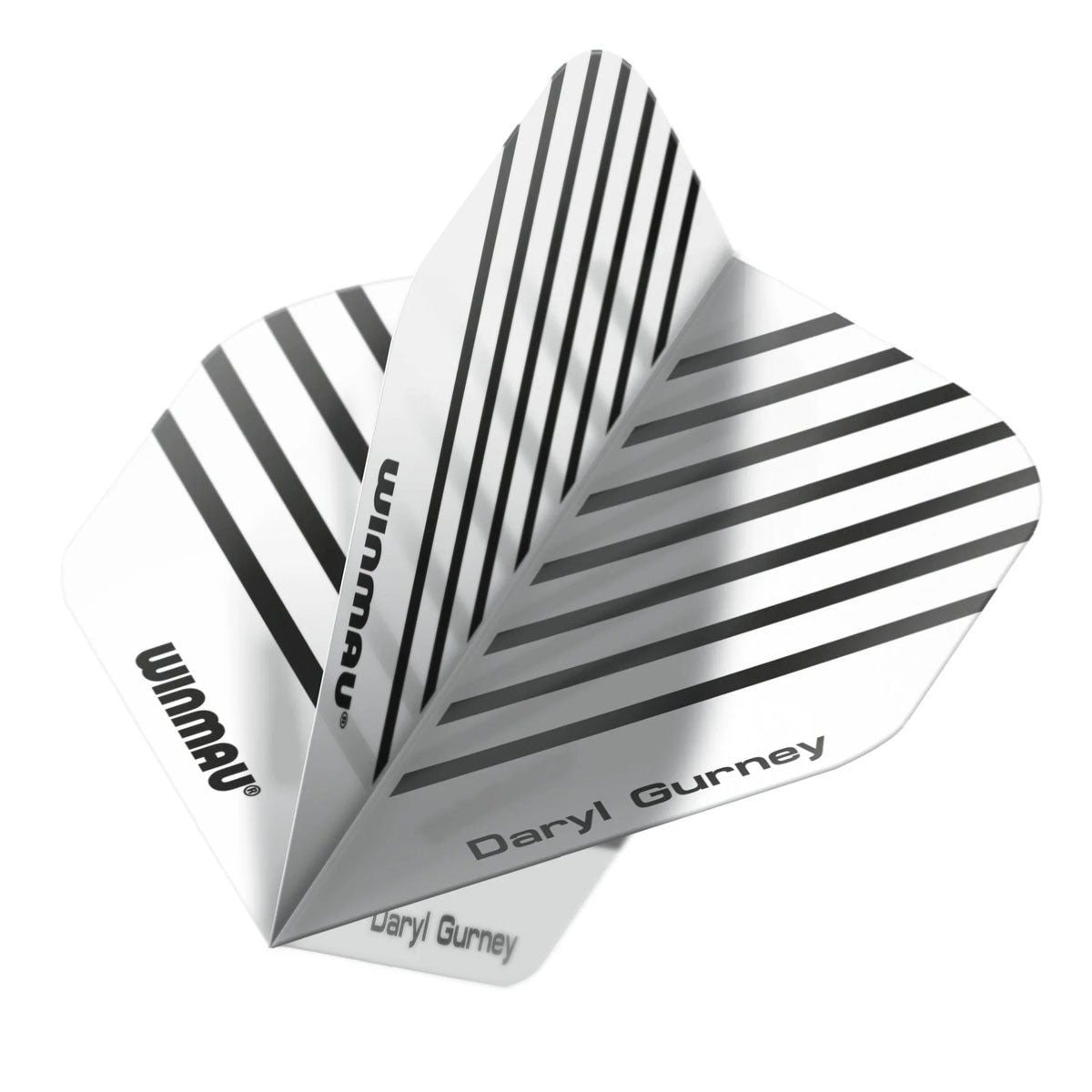 dart flights with 'Winmau' branding on a white background