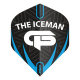 Hardcore Gerwyn Price Black, White & Grey Logo Standard Dart Flights by Red Dragon