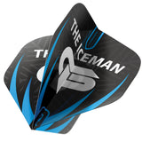 Hardcore Gerwyn Price Black, White & Grey Logo Standard Dart Flights by Red Dragon