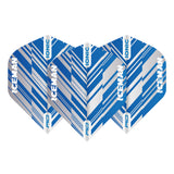 Hardcore Ionic Gerwyn Price Blue & White Stripe Standard Dart Flights by Red Dragon